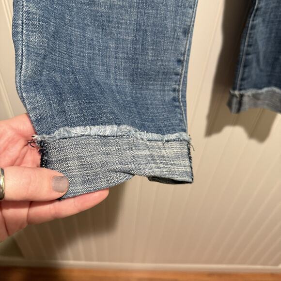 Kut From The Kloth Amy Crop Straight Leg Jeans Size 10 - Picture 3 of 6